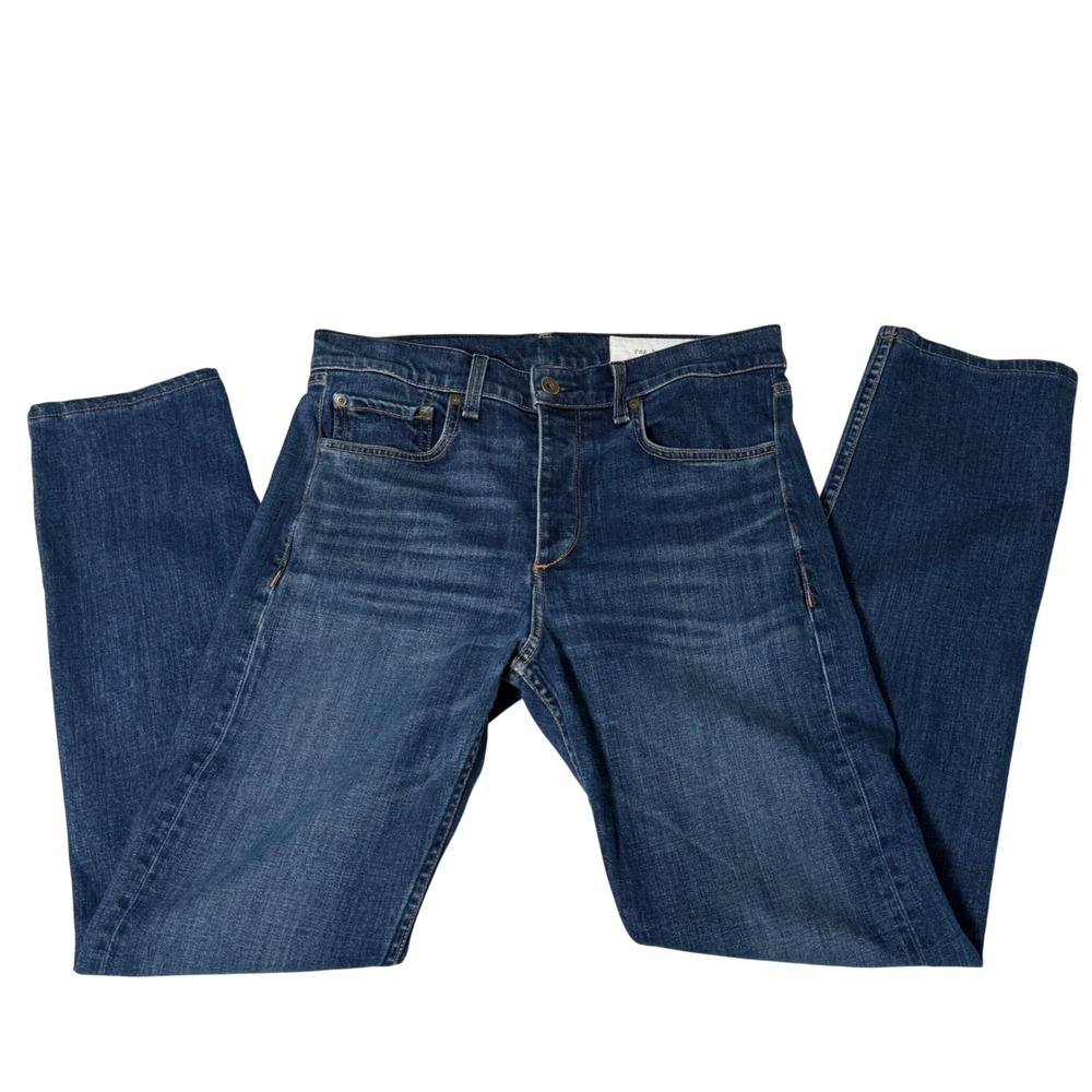 Rag & Bone Standard Issue Fit 3 Slim Straight Jeans Dark Wash 31 M1215K880CLP